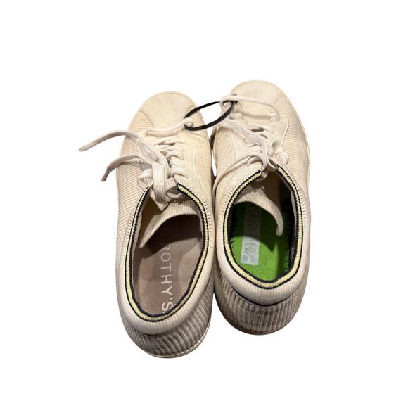 ROTHYS THE LACE UP knit sneaker vanilla